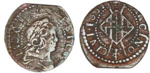 Louis XIV - Seizain 1651 (Barcelone)