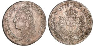 Louis XV - Ecu à la vieille tête - 1773 Q (Perpignan)