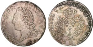 Louis XV - Ecu à la vieille tête - 1771 D (Lyon)