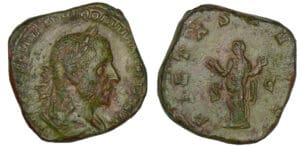 Trébonien Galle - Sesterce (251-252, Rome) - La Piété