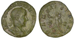 Gordien III - Sesterce (240, Rome) - La Paix