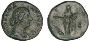Faustine jeune - Sesterce (161-175, Rome) - Junon