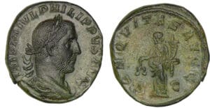 Philippe 1er - Sesterce (245-247, Rome) - L'Equité