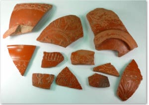 Romain - Lot de sigillés - Ier-IIème siècle ap. J.-C.