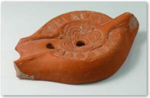 Romain - Lampe à huile - IIIème-Vème siècle ap. J.-C.