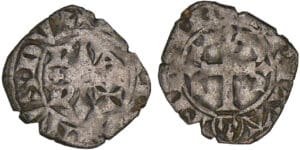Charles de Blois - Double denier (Nantes)
