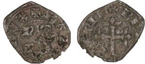 Charles de Blois - Double denier (Nantes)
