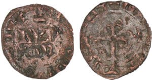 Charles de Blois - Double denier (Rennes)