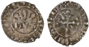Charles de Blois - Double denier (Nantes)