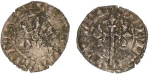 Charles de Blois - Double denier (Nantes)