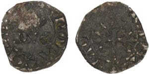 Charles de Blois - Double denier (Nantes)