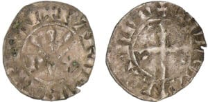 Charles de Blois - Double denier (Nantes)
