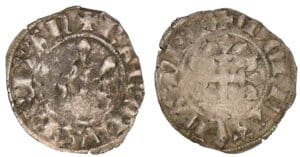 Charles de Blois - Double denier (Nantes)