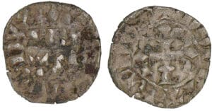 Charles de Blois - Double denier (Rennes)