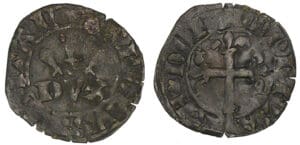 Charles de Blois - Double denier (Rennes)