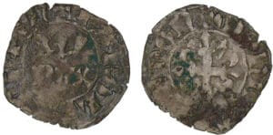 Charles de Blois - Double denier (Rennes)