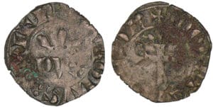 Charles de Blois - Double denier (Rennes)