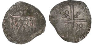 Jean IV - Gros à l'écu aux 8 mouchetures (Quimperlé)