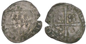 Jean IV - Gros à l'écu aux 8 mouchetures (Quimperlé)