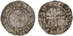 Jean IV / Jean V - Double denier (Vannes)