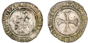 François 1er / François II - Blanc à la targe (Nantes)
