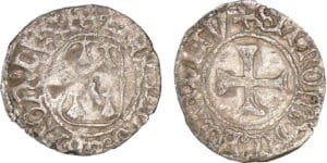 François 1er / François II - Demi-blanc à la targe (Rennes)