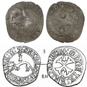 François 1er / François II - Double denier à l'hermine (Nantes)