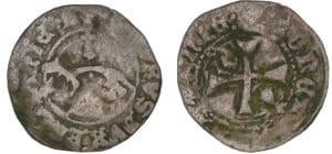 Arthur III - Double denier à l'hermine (Nantes)