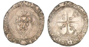 Charles VIII - Blanc à la couronne de Bretagne - Nantes