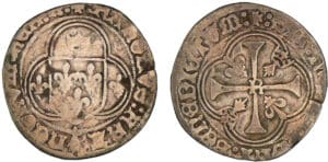 Charles VIII - Blanc à la couronne de Bretagne (Rennes)