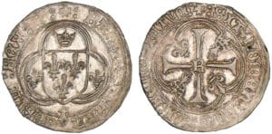 Charles VIII - Blanc à la couronne de Bretagne (Rennes)