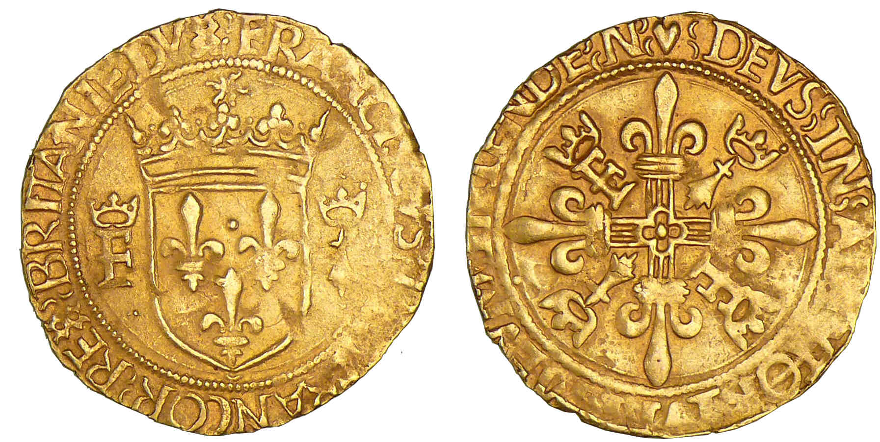 François 1er - Ecu d'or au soleil de Bretagne (Nantes) François 1er - Ecu d'or au soleil de Bretagne (Nantes)