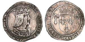 François 1er - Teston de Bretagne 1er type (Nantes)