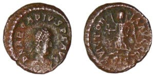 Arcadius - Nummus (388-393, Sisica) - La Victoire