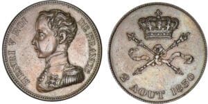 Module 5 francs Henri V Comte de Chambord 2 août 1830