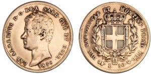 Italie - Royaume de Sardaigne - Carlo Alberto - 50 lire 1836 (Turin)