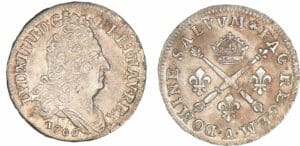 Louis XIV - 10 sols aux insignes - 1706 A (Paris)