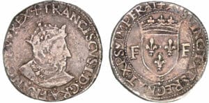 François 1er - Teston - 13ème type - B (Rouen)