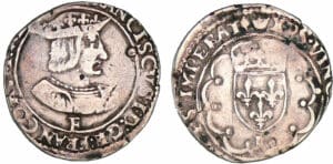 François 1er - Demi-teston - 1er type - Angers