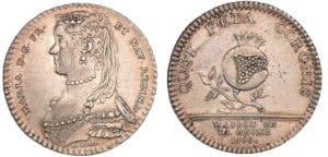 Marie Lesczinsca - Jeton - Maison de la reine - 1733