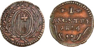 Suisse - Canton de Schwyz - Angster 1814