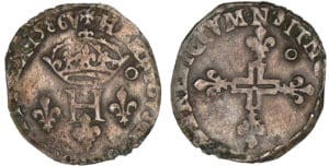 Henri III - Sol parisis - 1586 N (Montpellier)