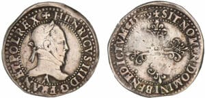 Henri III - Franc au col fraisé - 1579 A (Paris)