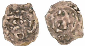 Normandie - Richard 1er - Denier au temple degénéré