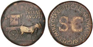 Julie (sœur de Titus) - Sesterce (90-91, Rome)