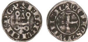 Provence - Charles 1er d'Anjou roi de Jérusalem - Denier tournois