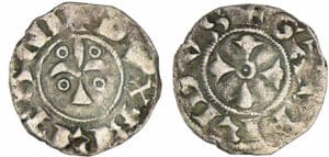 Bretagne - Duché de Bretagne - Geoffroi Plantagenêt - Denier (Rennes)