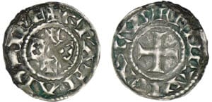 Limousin - Vicomté de Limoges - Denier au nom de Eudes