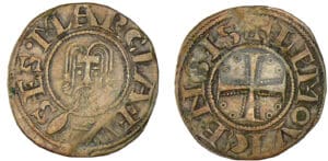 Limousin - Abbaye de Saint-Martial - Denier