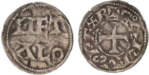 Poitou - Immobilisation Charles II le Chauve - Denier (Melle)